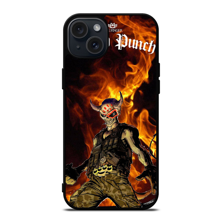 FIVE FINGER DEATH PUNCH FFDP BAND iPhone 15 Plus Case Cover
