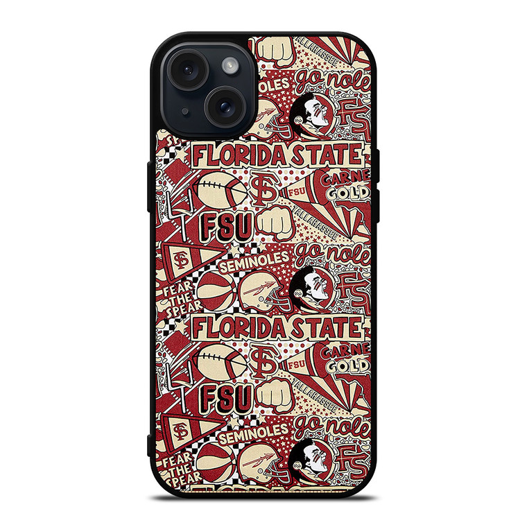 FLORIDA STATE COLLAGE LOGO iPhone 15 Plus Case Cover