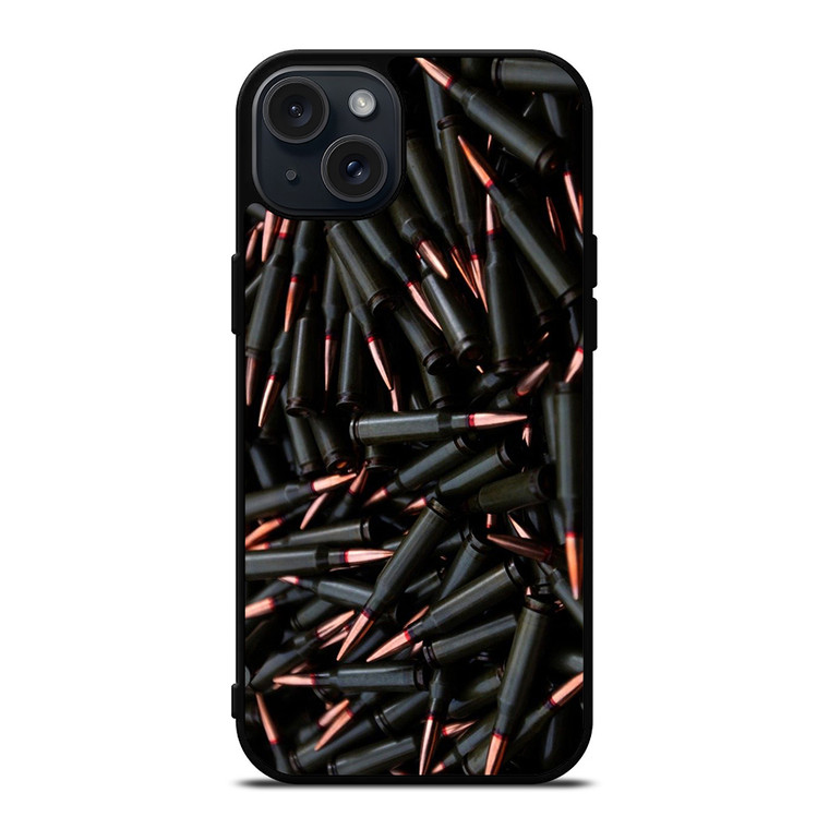GUN AMMO AMMUNITION 1 iPhone 15 Plus Case Cover GUN AMMO AMMUNITION 1 iPhone 15 Plus Case Cover