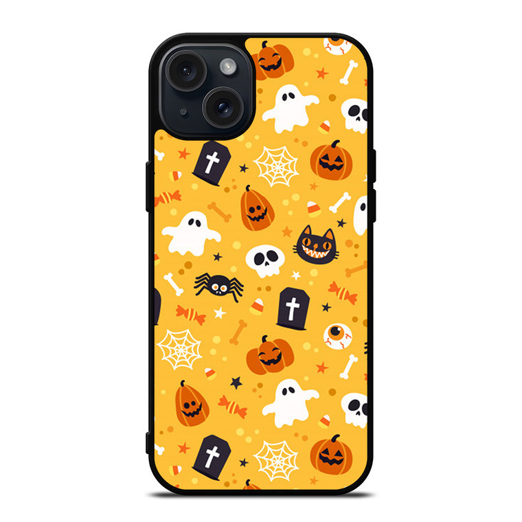 HALLOWEEN PATTERN CUTE iPhone 15 Plus Case Cover HALLOWEEN PATTERN CUTE iPhone 15 Plus Case Cover
