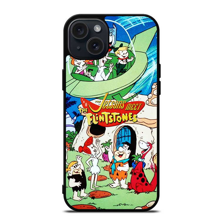 JETSONS MEET FLINTSTONES 2 iPhone 15 Plus Case Cover JETSONS MEET FLINTSTONES 2 iPhone 15 Plus Case Cover