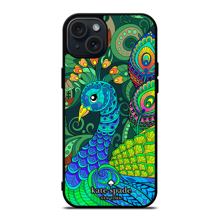 KATE SPADE NEW YORK PEACOCK iPhone 15 Plus Case Cover KATE SPADE NEW YORK PEACOCK iPhone 15 Plus Case Cover