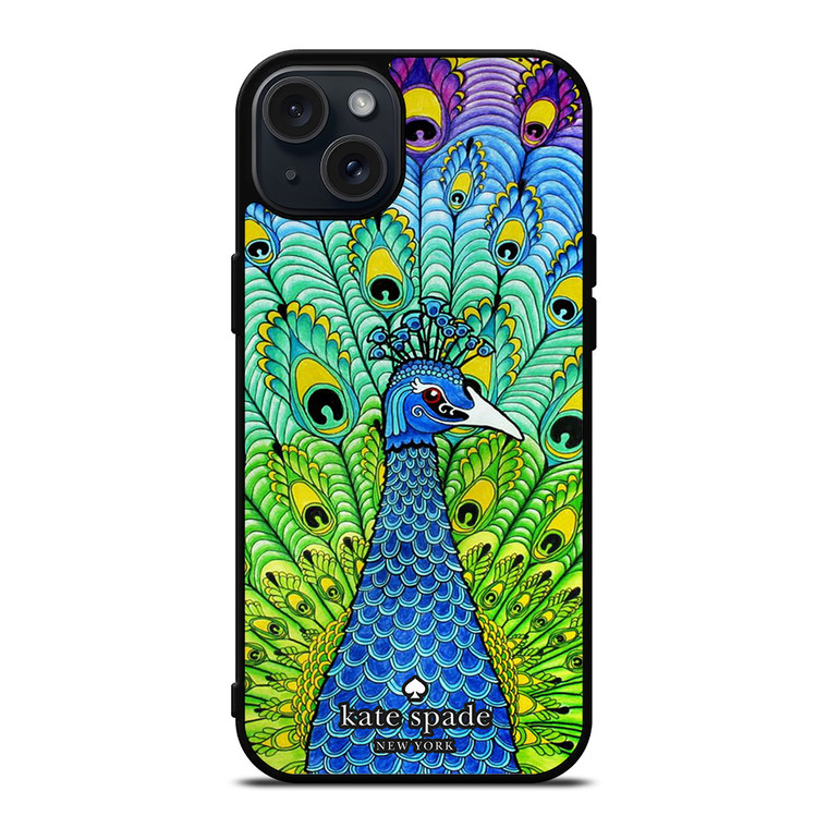 KATE SPADE PEACOCK iPhone 15 Plus Case Cover KATE SPADE PEACOCK iPhone 15 Plus Case Cover