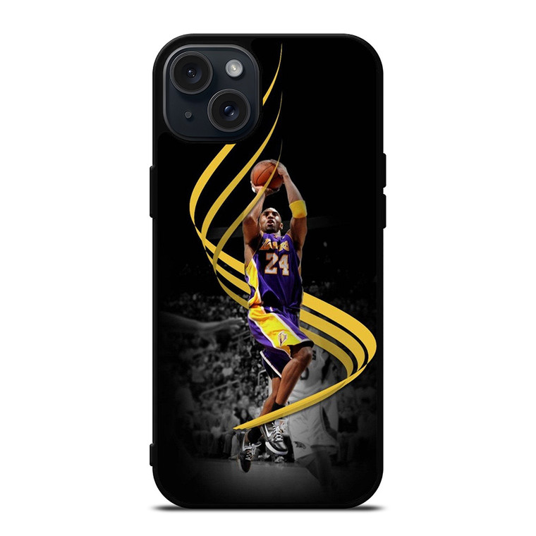 KOBE BRYANT LA LAKERS JUMP iPhone 15 Plus Case Cover