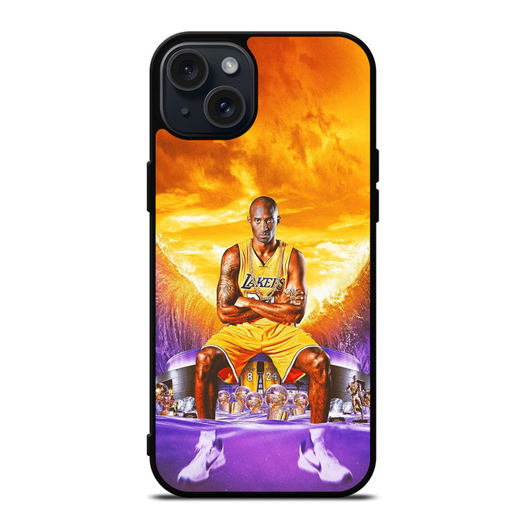KOBE BRYANT TROPHY iPhone 15 Plus Case Cover KOBE BRYANT TROPHY iPhone 15 Plus Case Cover
