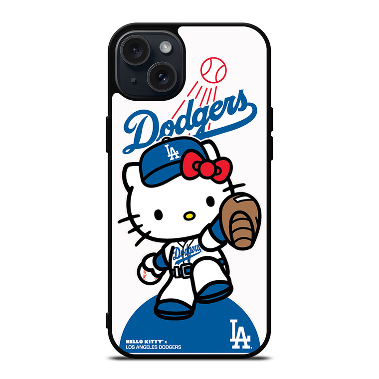 LA DODGERS HELLO KITTY 3 iPhone 15 Plus Case Cover