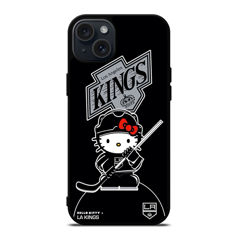 LA KINGS HELLO KITTY 1 iPhone 15 Plus Case Cover LA KINGS HELLO KITTY 1 iPhone 15 Plus Case Cover