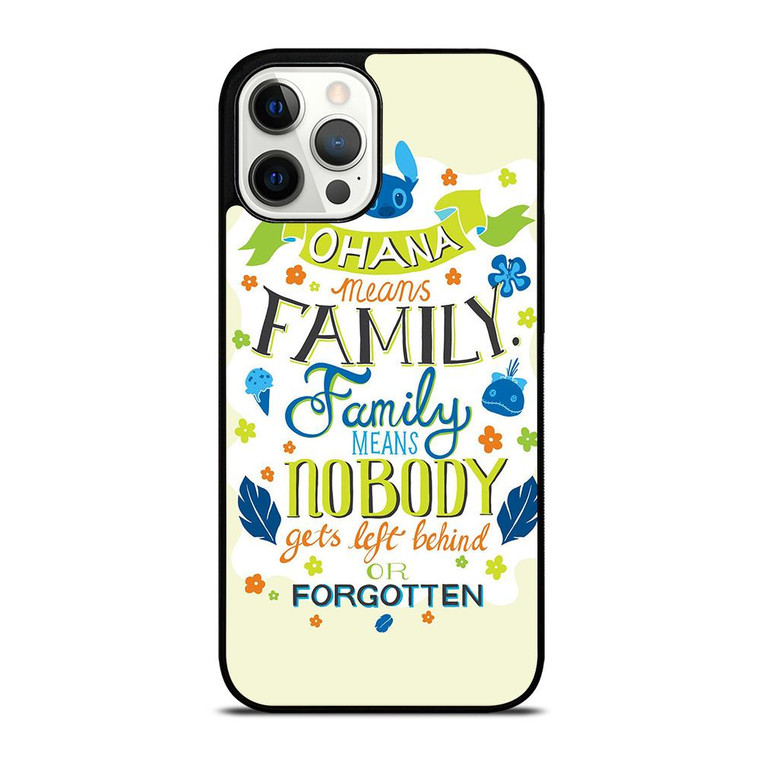 OHANA MEANS FAMILY iPhone 12 Pro Max Case Cover