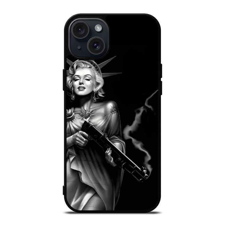 MARILYN MONROE FIRE iPhone 15 Plus Case Cover