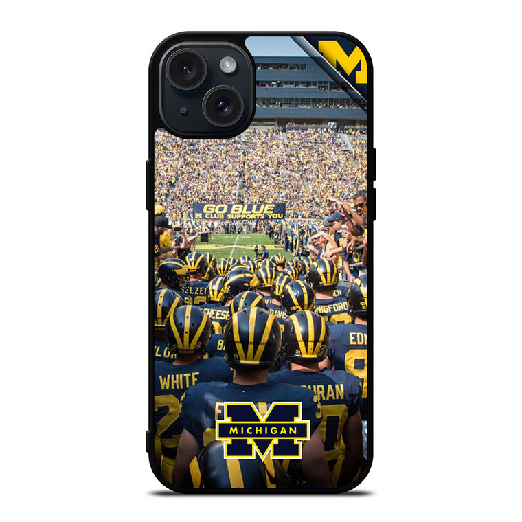 MICHIGAN WOLVERINES PRIDE iPhone 15 Plus Case Cover