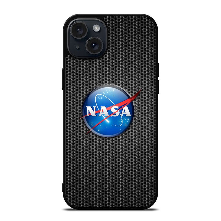 NASA METAL LOGO iPhone 15 Plus Case Cover