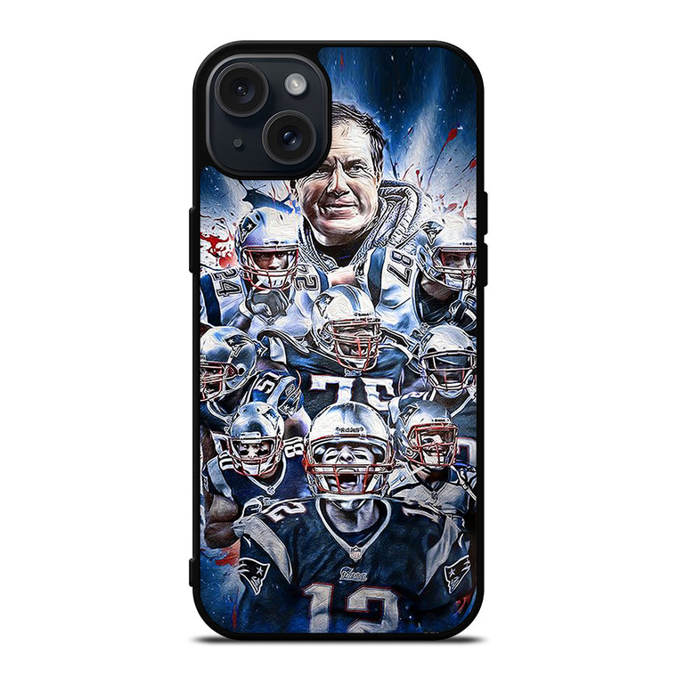 NEW ENGLAND PATRIOTS TEAM iPhone 15 Plus Case Cover