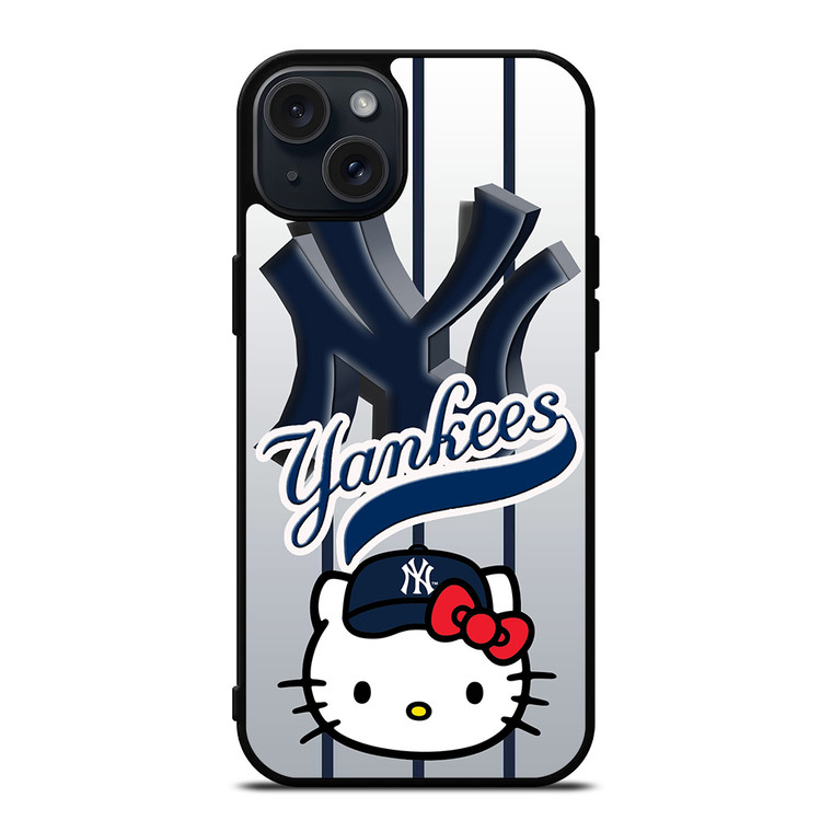 NEW YORK YANKEES HELLO KITTY 1 iPhone 15 Plus Case Cover