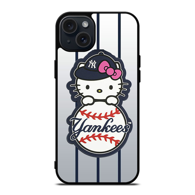 NEW YORK YANKEES HELLO KITTY 4 iPhone 15 Plus Case Cover