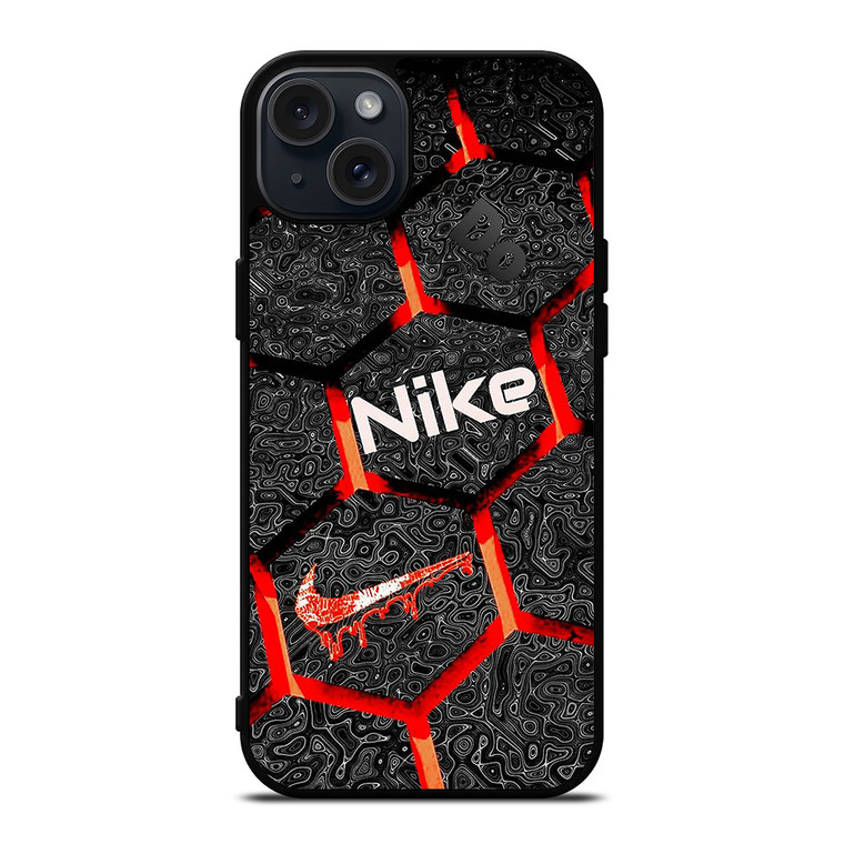 NIKE HEXAGON ART iPhone 15 Plus Case Cover NIKE HEXAGON ART iPhone 15 Plus Case Cover