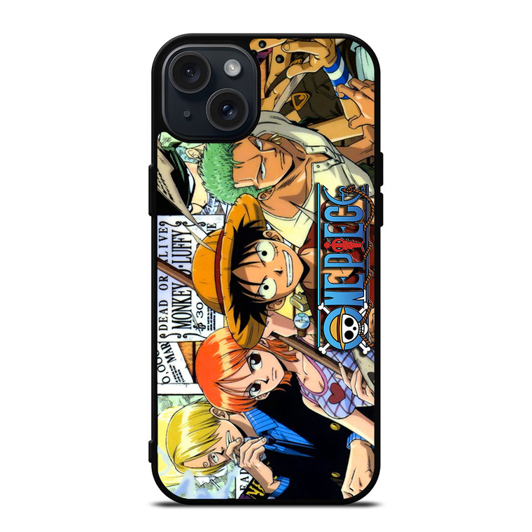 ONE PIECE ANIME CHARACTER iPhone 15 Plus Case Cover