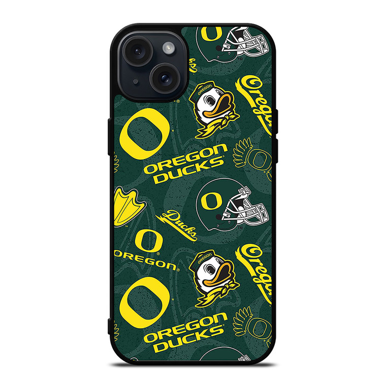 OREGON DUCKS COLLAGE 1 iPhone 15 Plus Case Cover OREGON DUCKS COLLAGE 1 iPhone 15 Plus Case Cover