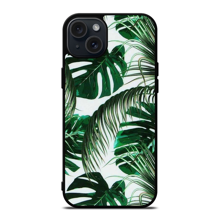 PALM LEAF AESTHETIC iPhone 15 Plus Case Cover