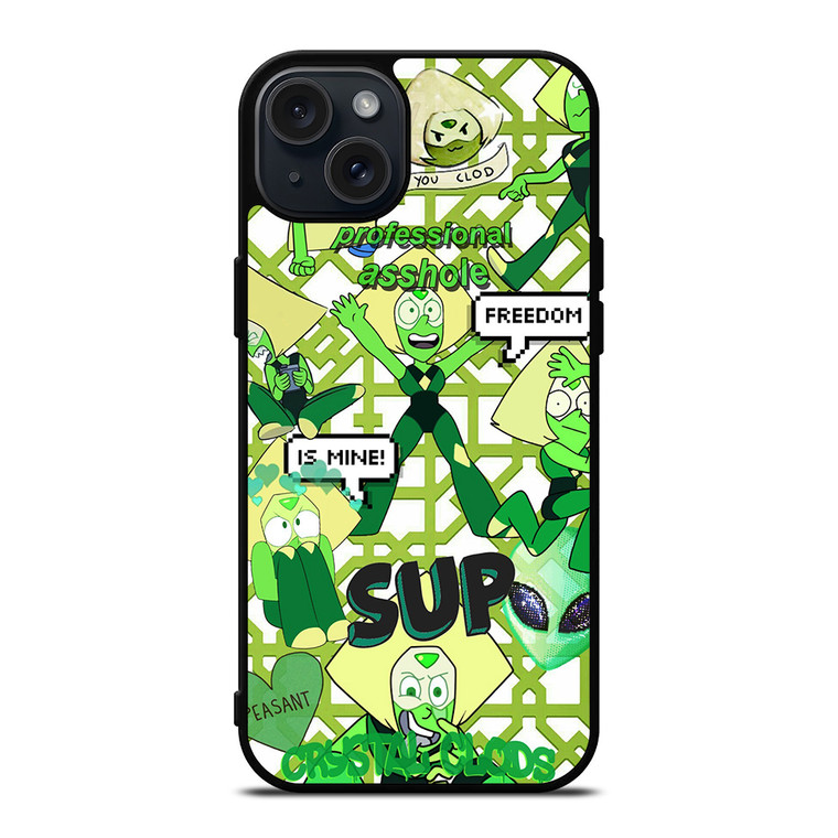 PERIDOT CLOD STEVEN UNIVERSE iPhone 15 Plus Case Cover PERIDOT CLOD STEVEN UNIVERSE iPhone 15 Plus Case Cover