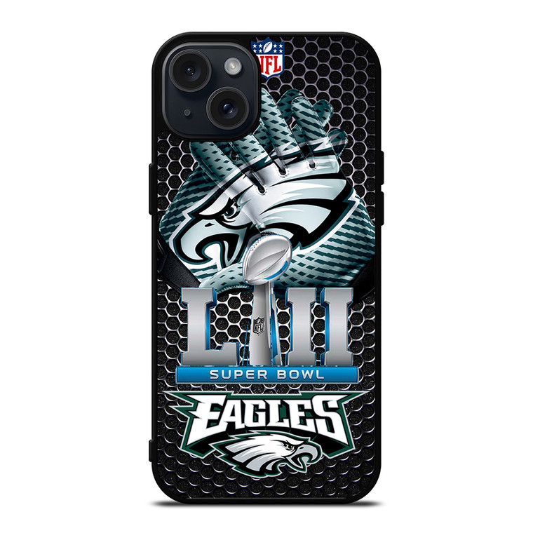 PHILADELPHIA EAGLES LII CHAMP iPhone 15 Plus Case Cover