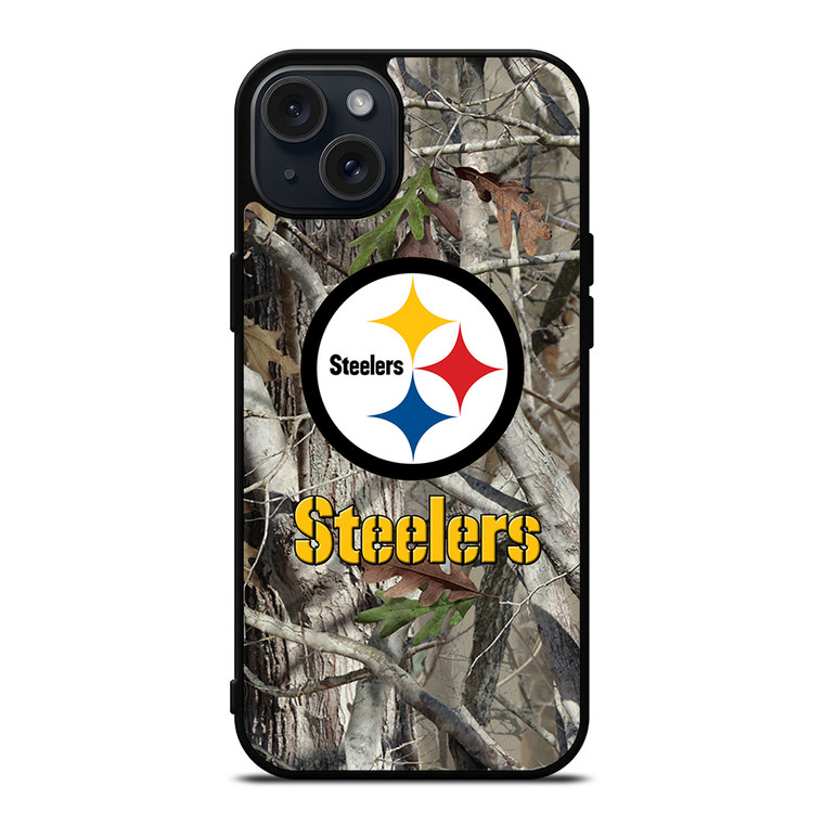 PITTSBURGH STEELERS TREE CAMO iPhone 15 Plus Case Cover