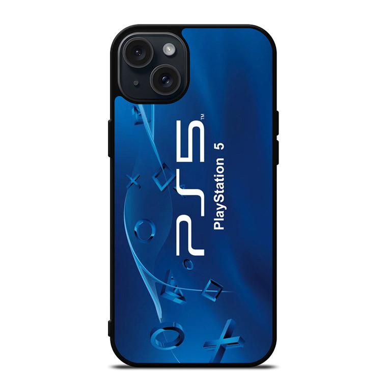 PS5 PLAYSTATION 5 LOGO iPhone 15 Plus Case Cover