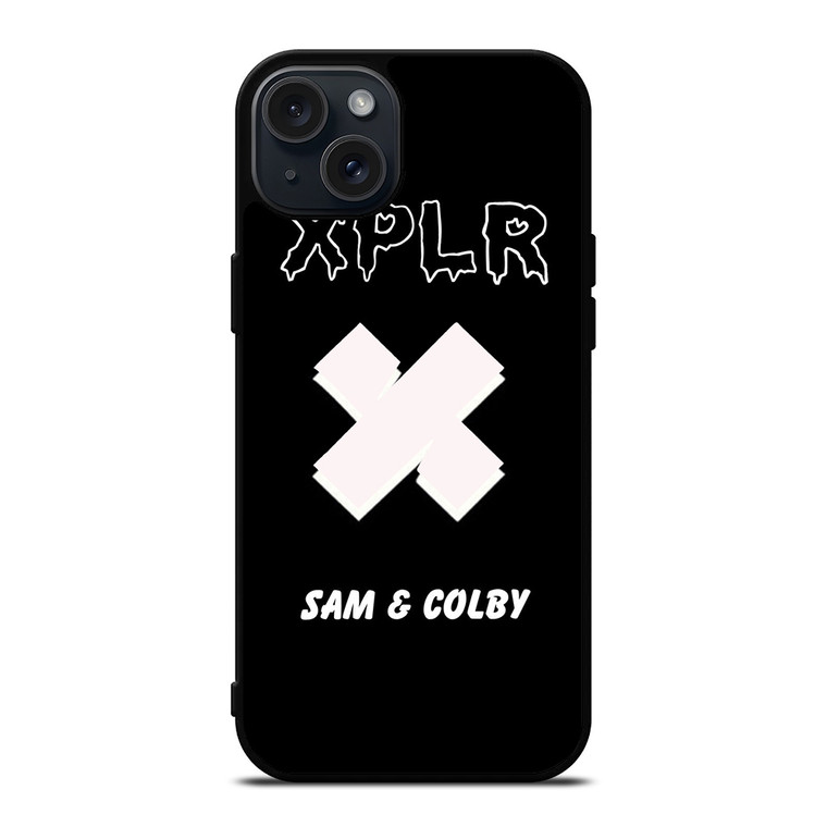 SAM AND COLBY XPLR X LOGO iPhone 15 Plus Case Cover