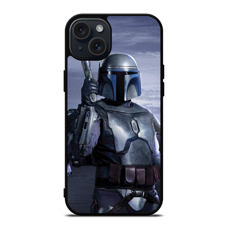 STAR WARS BOBA FETT MANDALORIAN 1 iPhone 15 Plus Case Cover