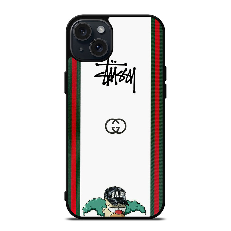 STUSSY X BAPE iPhone 15 Plus Case Cover STUSSY X BAPE iPhone 15 Plus Case Cover