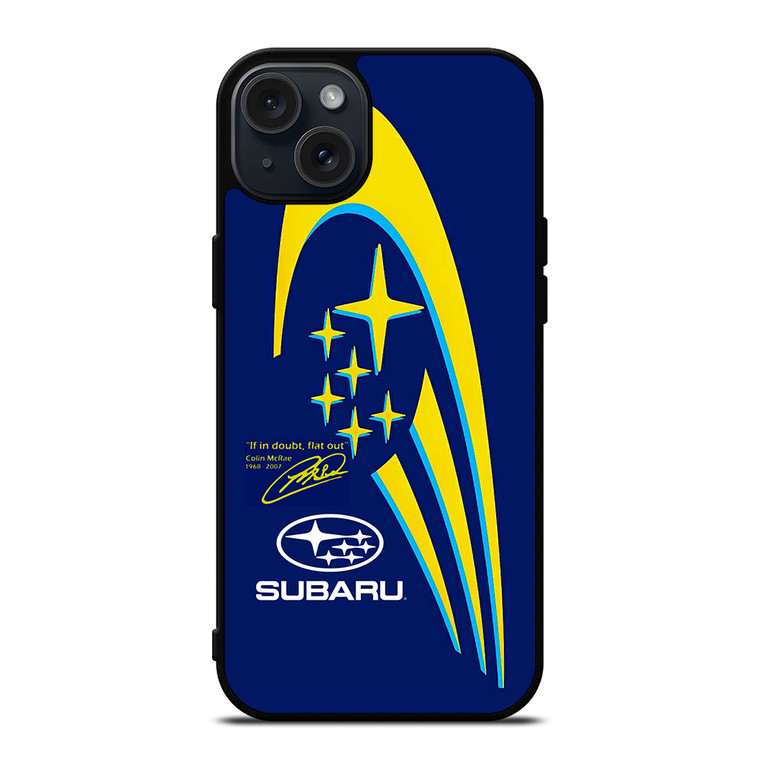 SUBARU STRIPE LOGO iPhone 15 Plus Case Cover