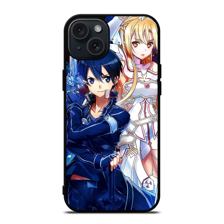 SWORD ART ONLINE KIRITO AND ASUNA 3 iPhone 15 Plus Case Cover SWORD ART ONLINE KIRITO AND ASUNA 3 iPhone 15 Plus Case Cover