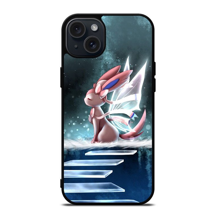 SYLVEON POKEMON CARTOON iPhone 15 Plus Case Cover