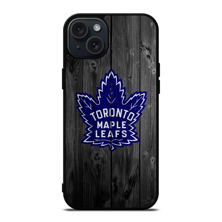 TORONTO MAPLE LEAFS WOODEN iPhone 15 Plus Case Cover