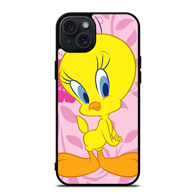 TWEETY BIRD FLORAL iPhone 15 Plus Case Cover