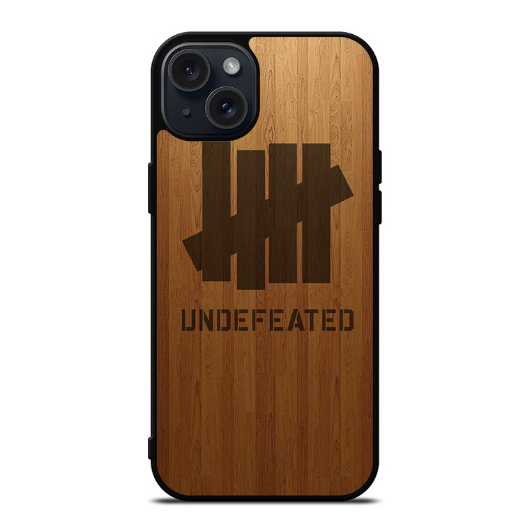 UNDEFEATED WOODEN iPhone 15 Plus Case Cover