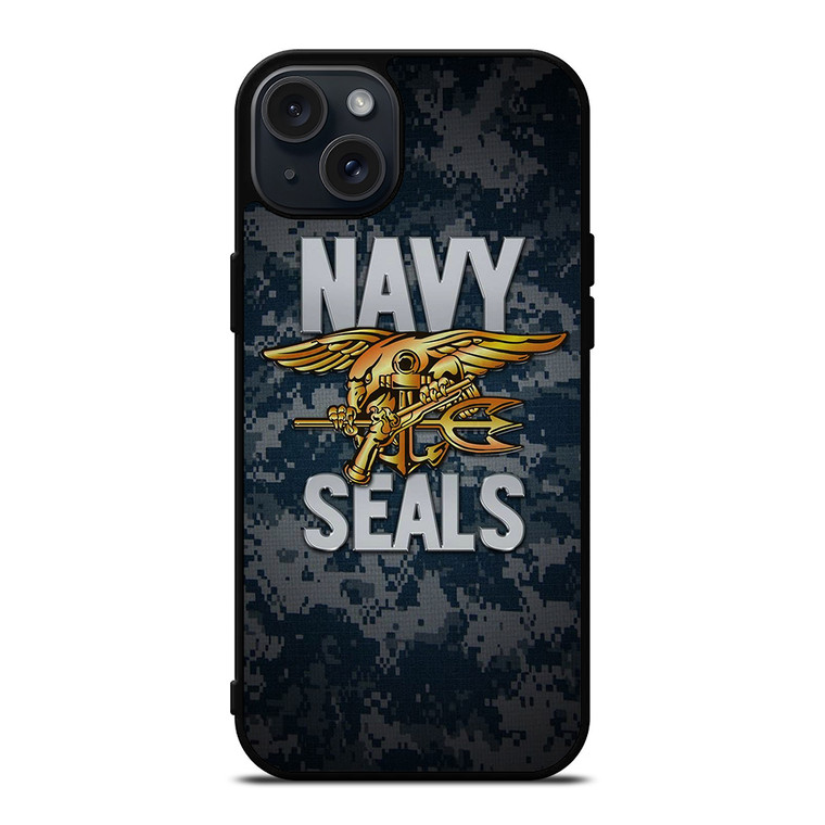 US NAVY SEAL CAMO iPhone 15 Plus Case Cover