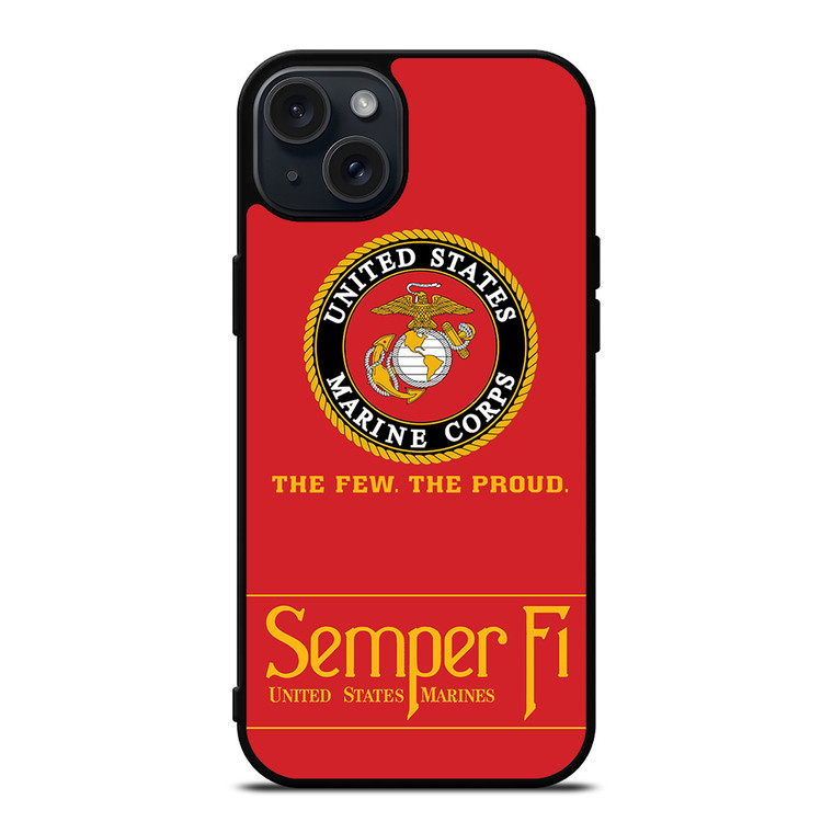 USMC MARINE SEMPER FI 2 iPhone 15 Plus Case Cover