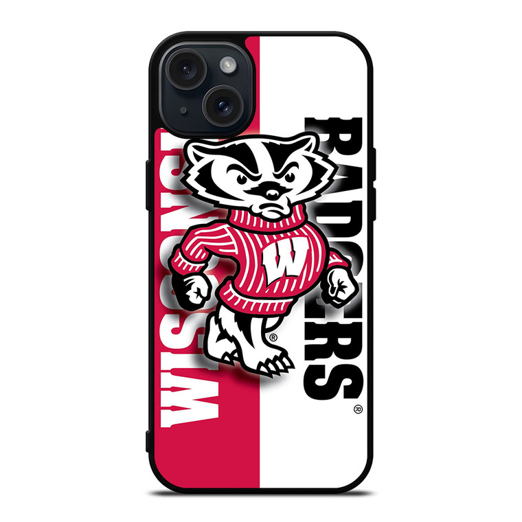 WISCONSIN BADGERS LOGO NEW iPhone 15 Plus Case Cover