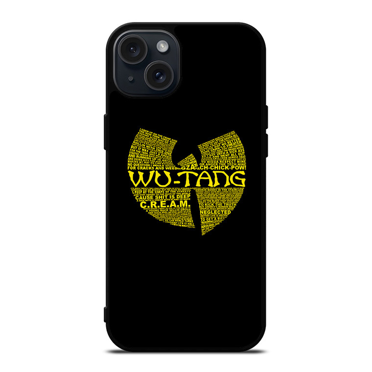WU TANG CLAN HIP HOP iPhone 15 Plus Case Cover