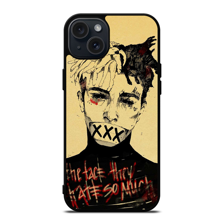 XXXTENTACION RAPPER FACE iPhone 15 Plus Case Cover