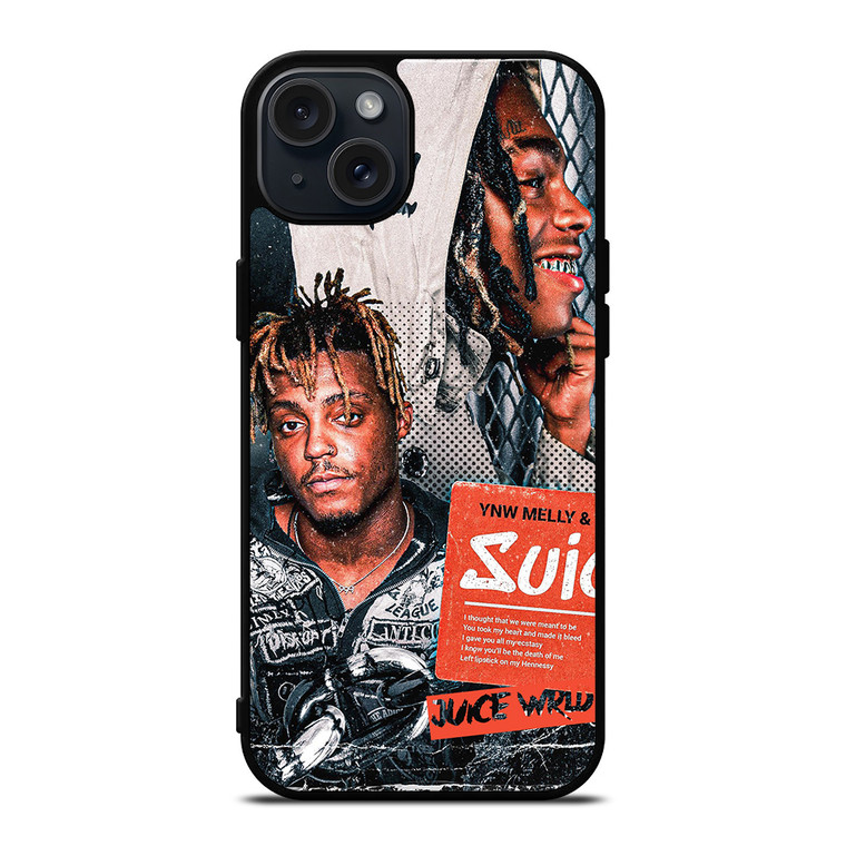 YNW MELLY X JUICE WRLD iPhone 15 Plus Case Cover YNW MELLY X JUICE WRLD iPhone 15 Plus Case Cover
