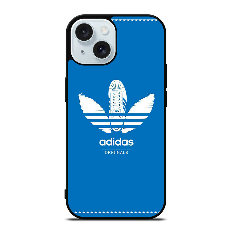 ADIDAS GIRLY BLUE iPhone 15 Case Cover