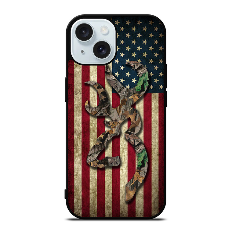 AMERICAN CAMO 1 iPhone 15 Case Cover