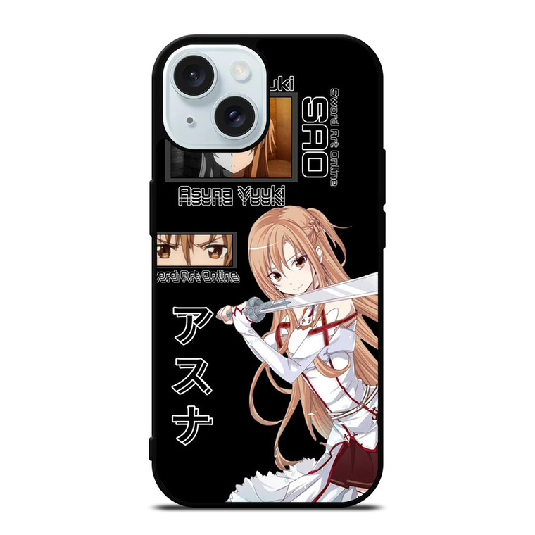 ASUNA YUUKI SAO ANIME iPhone 15 Case Cover