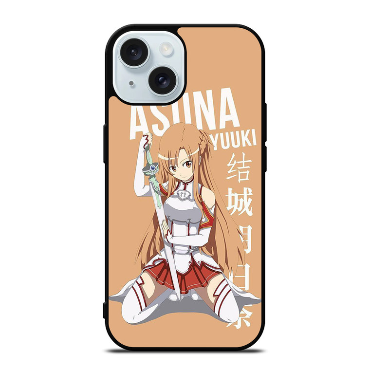 ASUNA YUUKI SWORD ART ONLINE ANIME iPhone 15 Case Cover