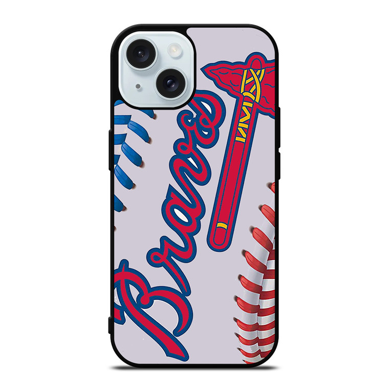 ATLANTA BRAVES BALL LOGO iPhone 15 Case Cover