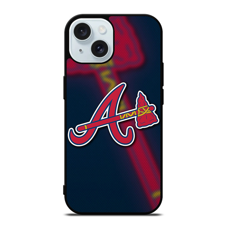 ATLANTA BRAVES COOL LOGO iPhone 15 Case Cover ATLANTA BRAVES COOL LOGO iPhone 15 Case Cover