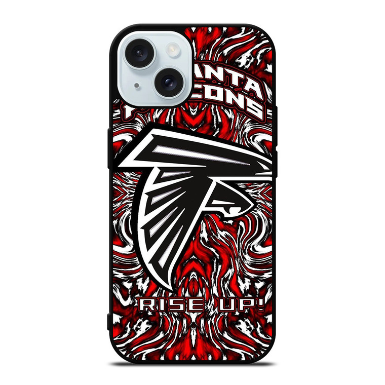 ATLANTA FALCONS RISE UP iPhone 15 Case Cover