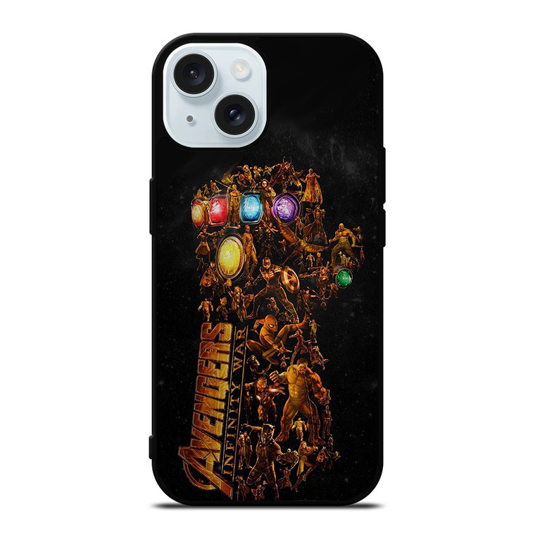 AVENGERS INFINITY WAR HAND iPhone 15 Case Cover