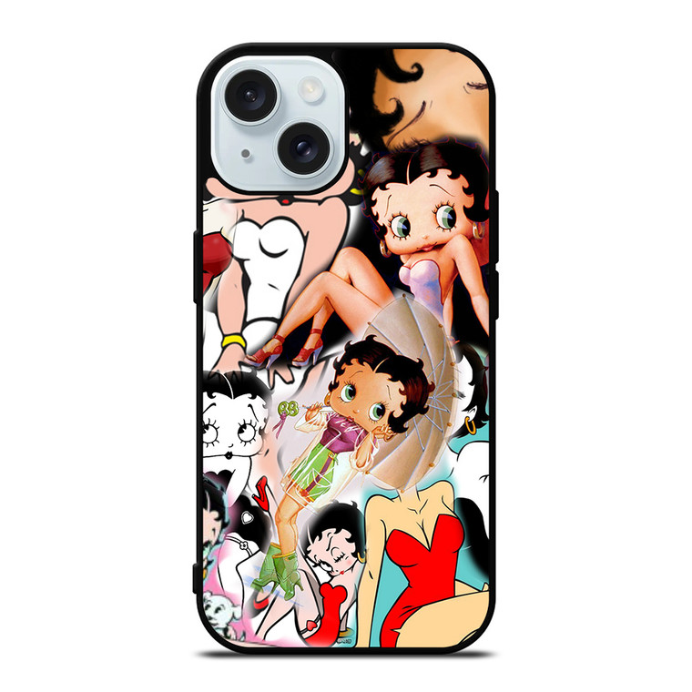 BETTY BOOP COLLAGE iPhone 15 Case Cover